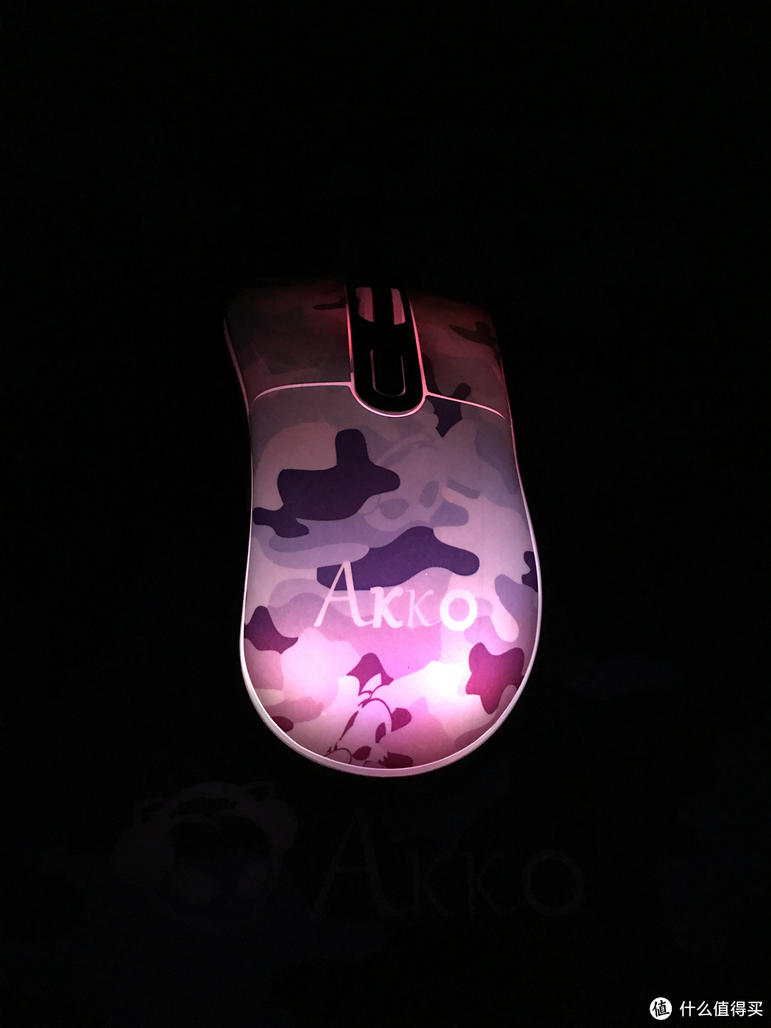 复古+创新——Akko 复古猫RGB 渐变迷彩（亮面）游戏鼠标+迷彩树脂鼠标垫开箱