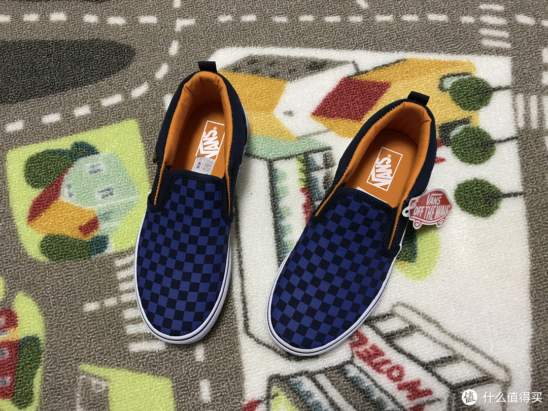 Vans ASHER 一脚蹬帆布童鞋（附与slip-on简单对比）