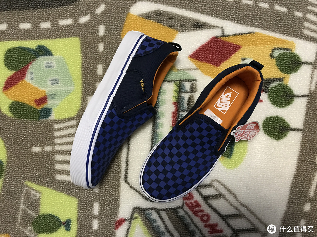 Vans ASHER 一脚蹬帆布童鞋（附与slip-on简单对比）