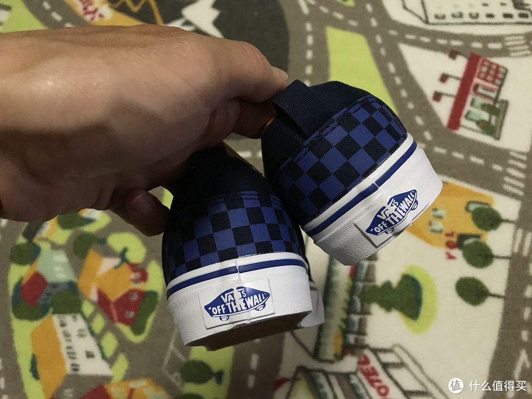 Vans ASHER 一脚蹬帆布童鞋（附与slip-on简单对比）