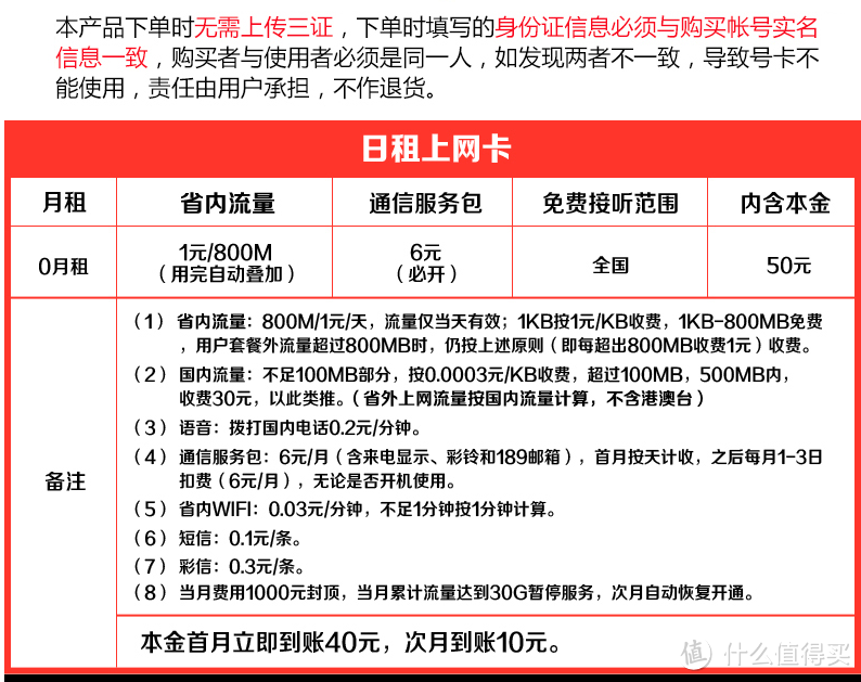 移动用户都不知道的日租卡