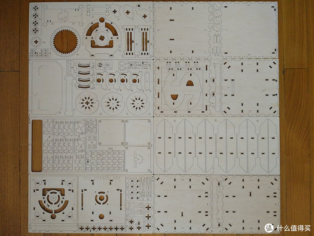 拼插模型晒单：Ugears 乌克兰 木质机械传动模型 密码箱