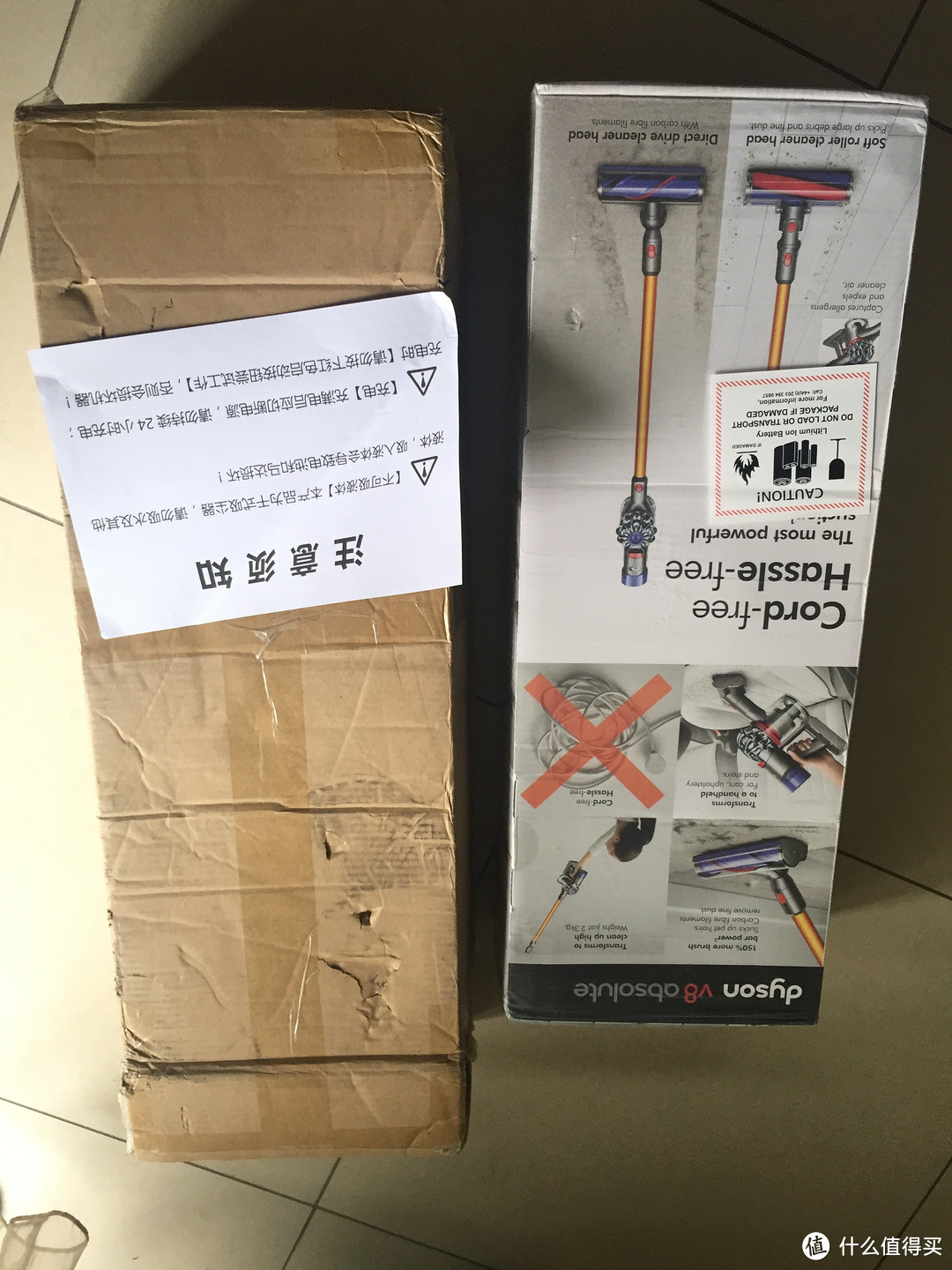 国美海外购直邮旗舰店购入 dyson 戴森 V8 Absolute 手持式无线吸尘器 英国版经历及使用感受