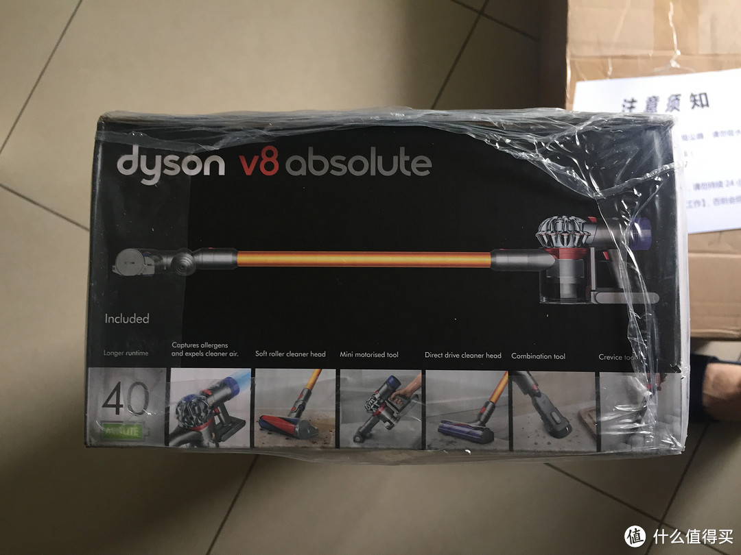 国美海外购直邮旗舰店购入 dyson 戴森 V8 Absolute 手持式无线吸尘器 英国版经历及使用感受