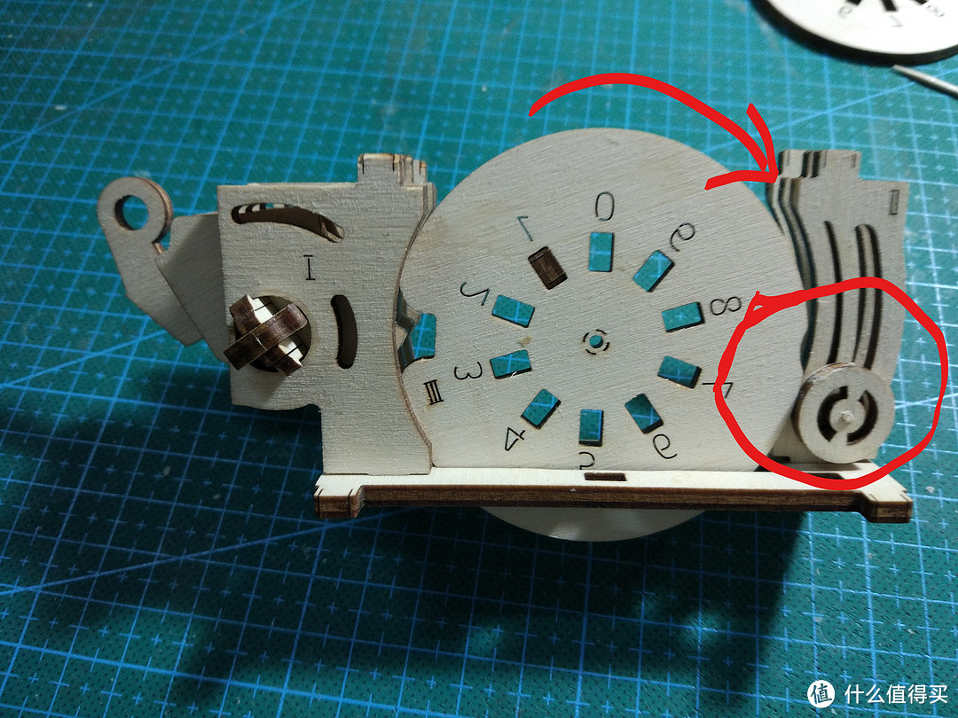 拼插模型晒单：Ugears 乌克兰 木质机械传动模型 密码箱