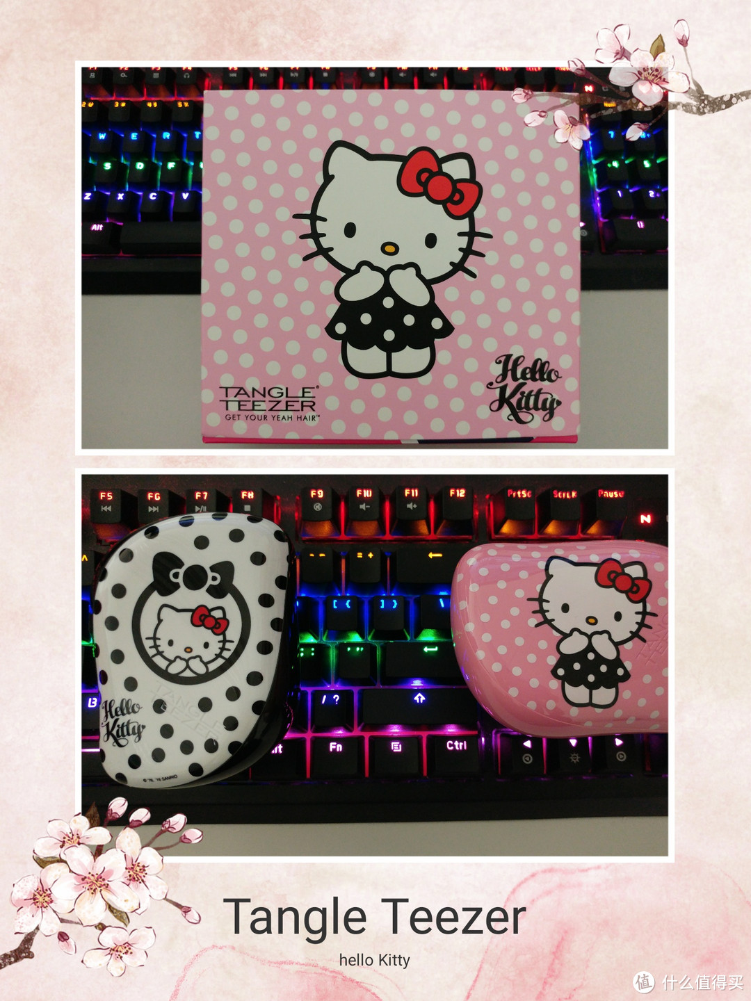 TANGLE TEEZER 美发梳 hellokitty版