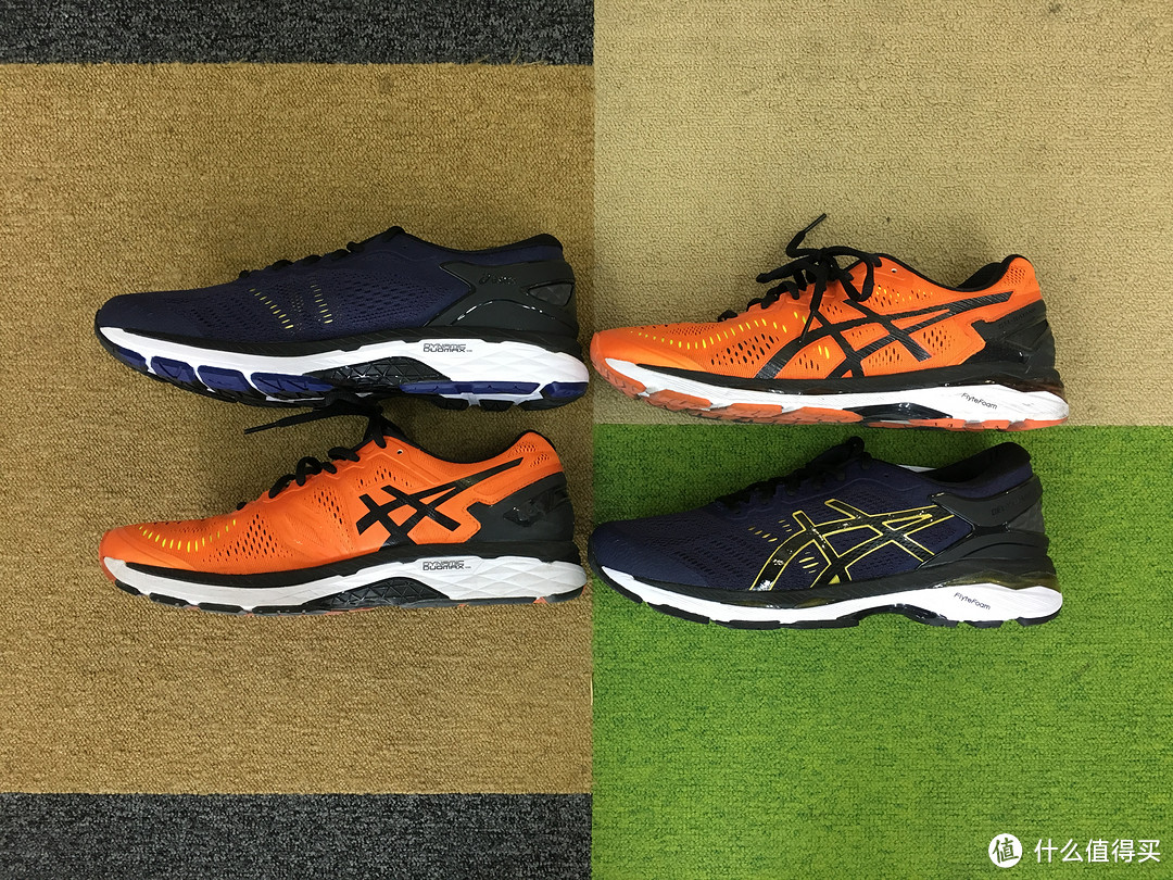 ASICS 亚瑟士 GEL-KAYANO 23 24 跑鞋两代对比