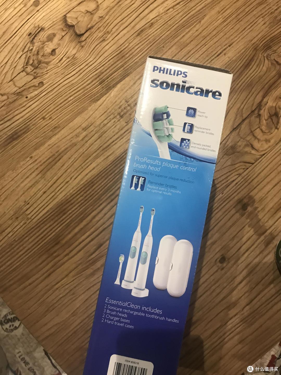 PHILIPS 飞利浦 HX6240 声波电动牙刷 体验