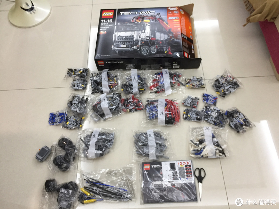 心有猛虎—— LEGO 乐高 42043 奔驰大卡