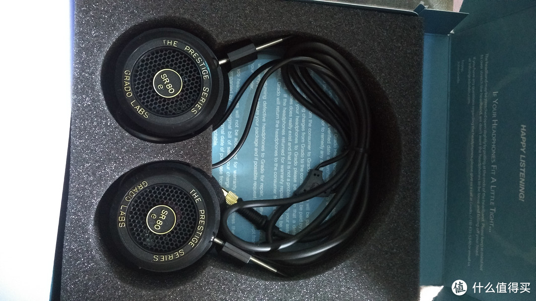 粗犷的美国之音——GRADO 歌德 SR80e 头戴式HIFI耳机 评测+外观改装