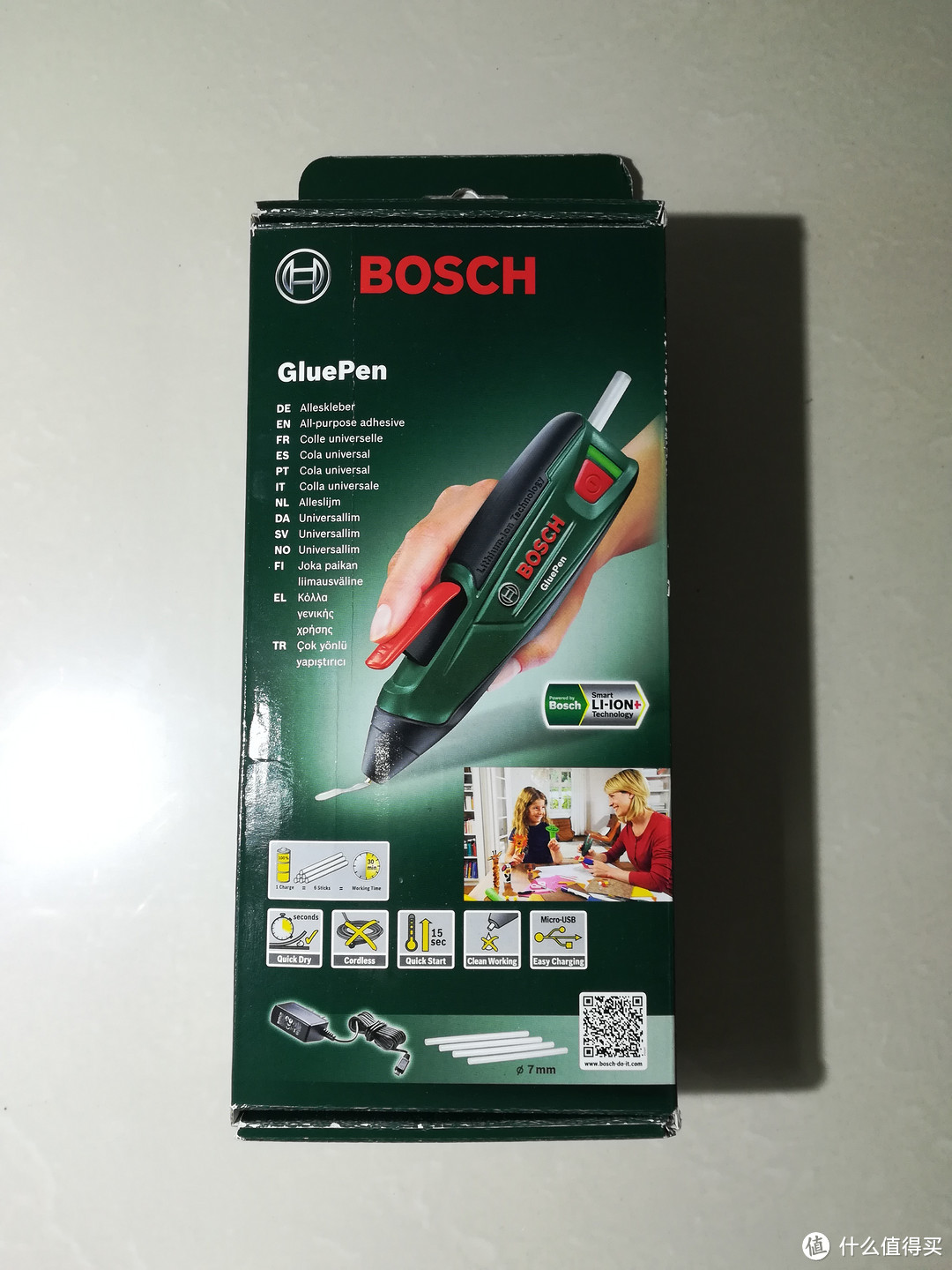 BOSCH 博世 GluePen 锂电热熔胶枪 评测