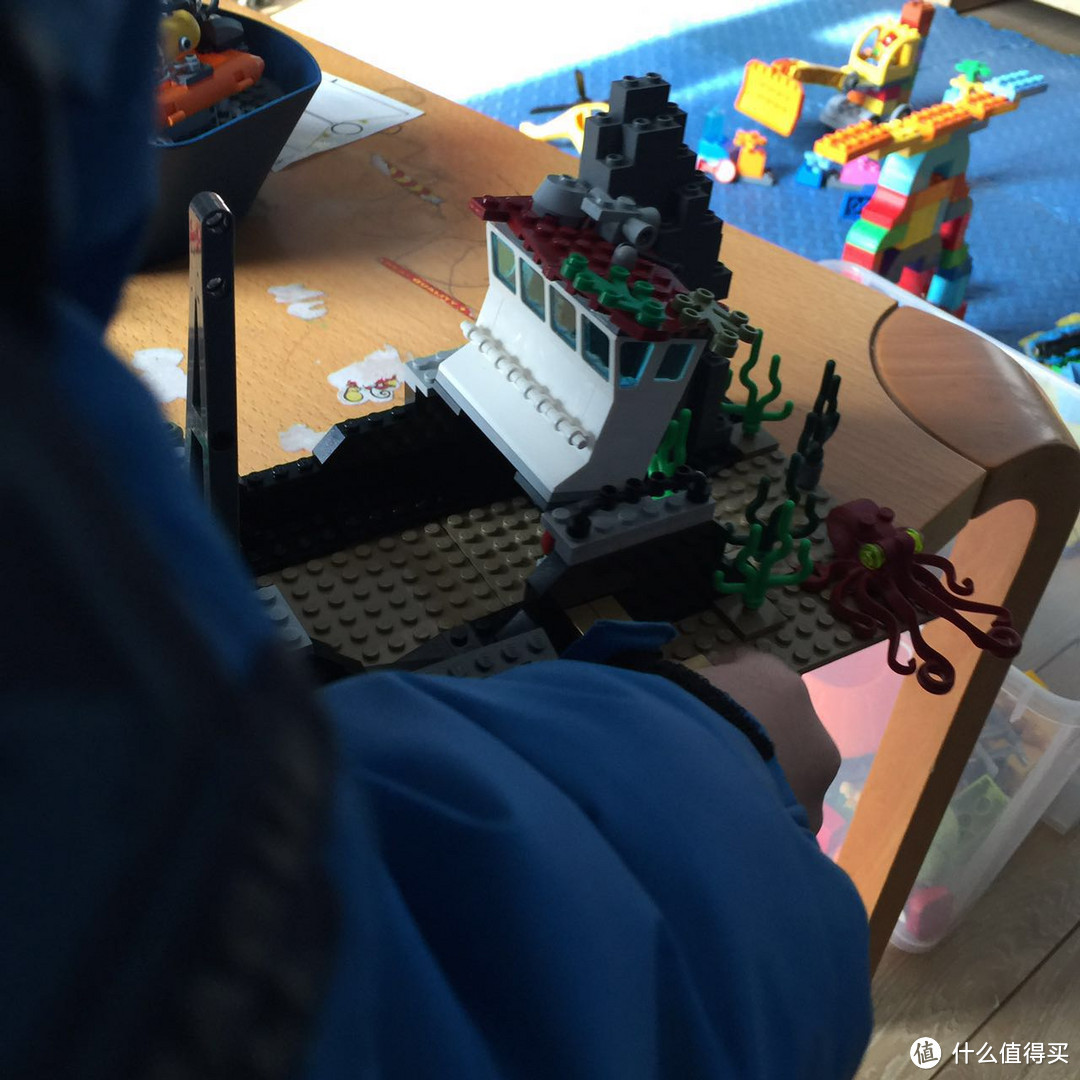 熊孩子的乐高之路 — 2017年春节礼物之 LEGO 乐高 城市系列 60095 深海探险勘探船