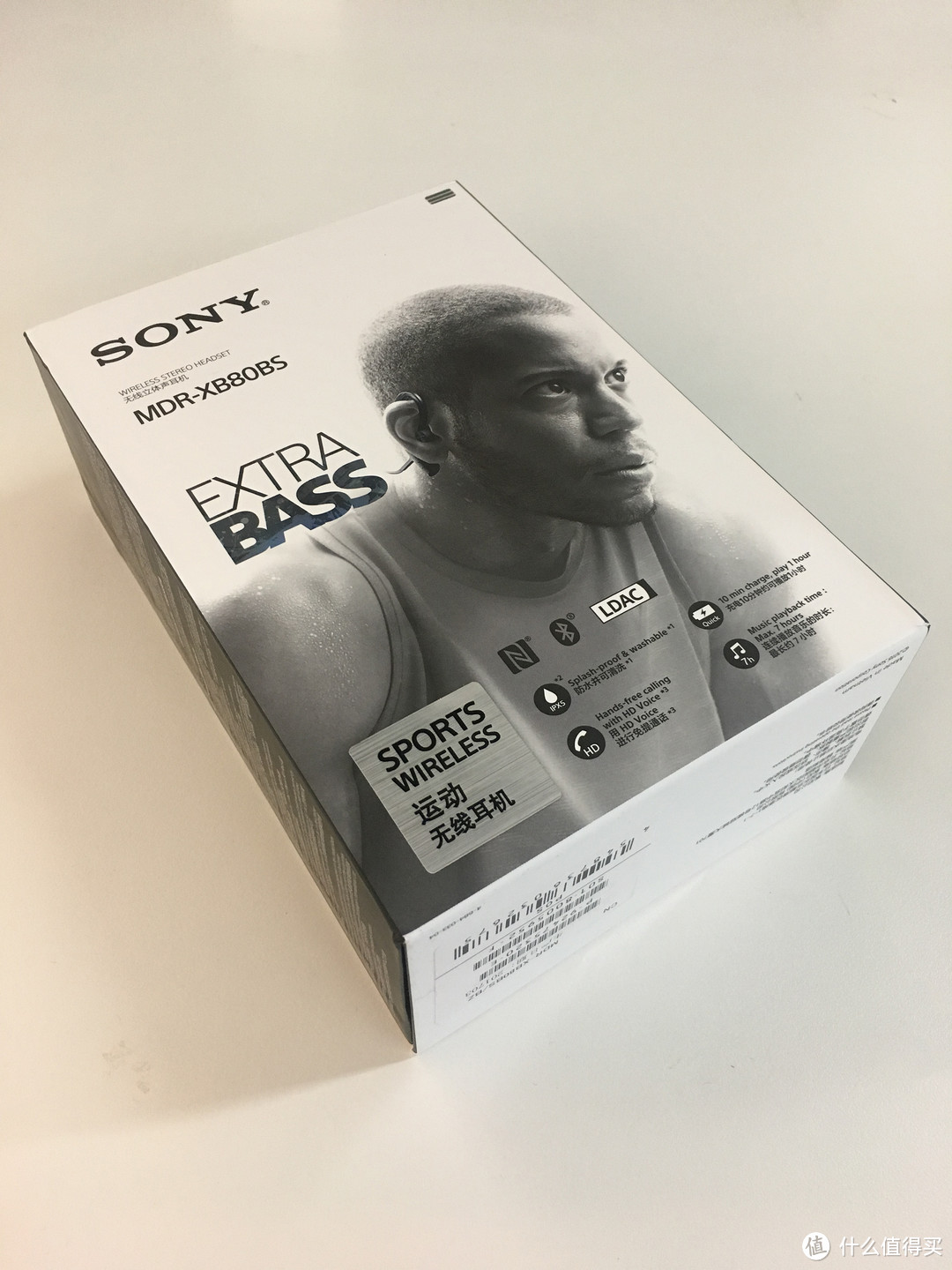 防水运动蓝牙耳机——SONY 索尼 MDR-XB80BS 开箱及初步体验