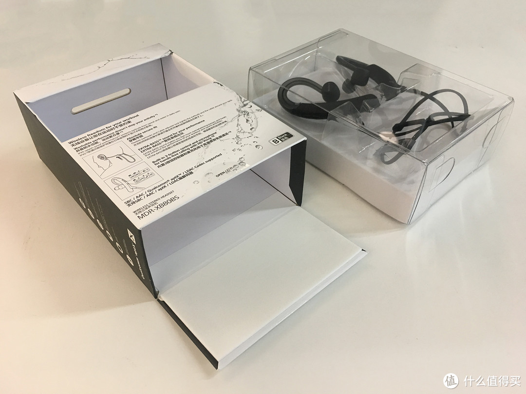 防水运动蓝牙耳机——SONY 索尼 MDR-XB80BS 开箱及初步体验