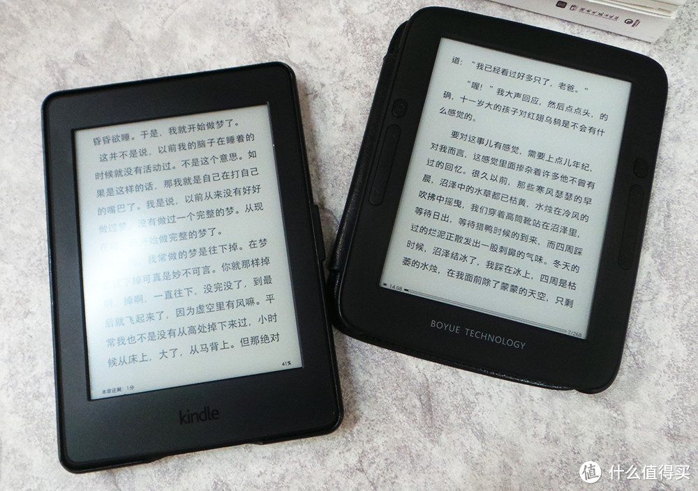 我喜欢啃豆什么，又爱小胖哪里？Amazon 亚马逊 Kindle Paperwhite 3 电子书阅读器与 博阅 T62 mega对比评测