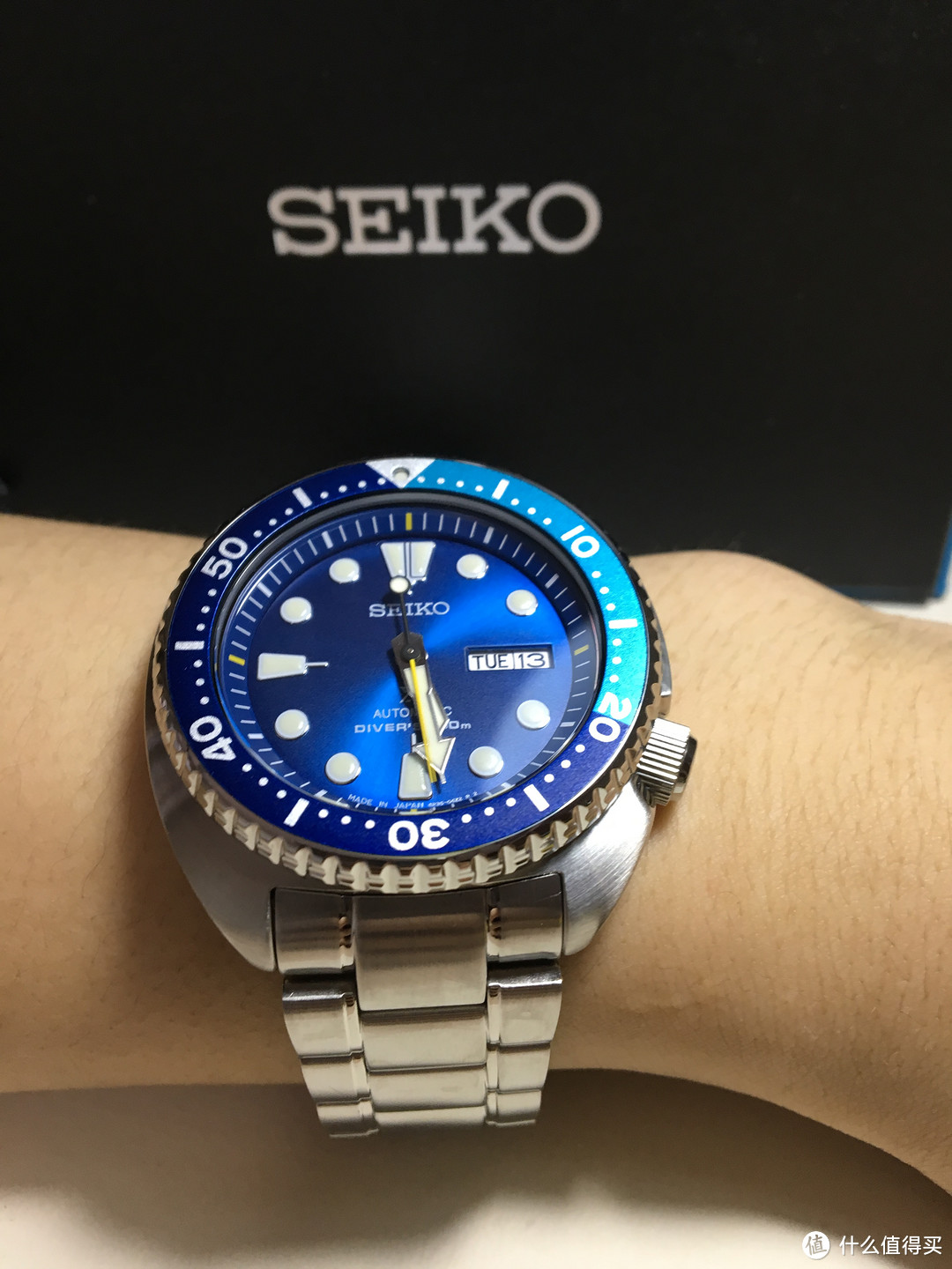 #原创新人#SEIKO 精工 Prospex 潜水机械手表 SRPB11J1 随缘而入，我的第一块机械表
