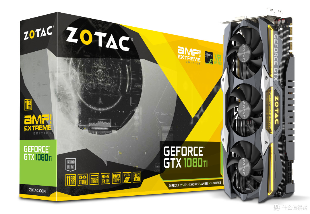 ZOTAC 索泰 GeForce GTX1080Ti AMP Extreme 卡皇降临