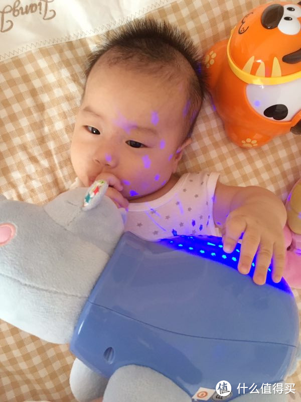 开箱晒物:6.18给哈哈买的河马睡眠安抚玩具,新网红秒杀费雪海马喔