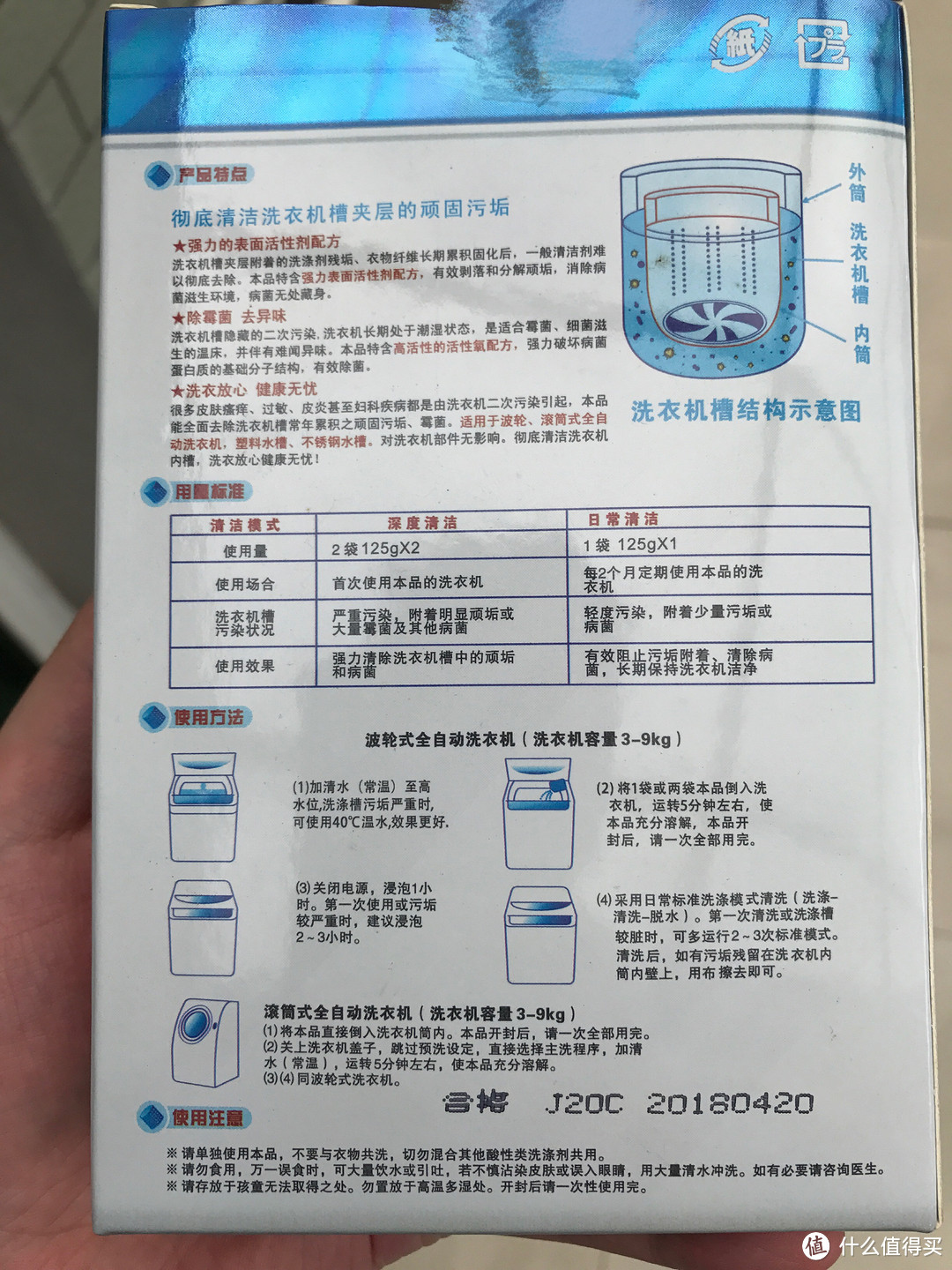 洗衣机使用10年后首次深度清洁 效果喜人 略显惊讶！