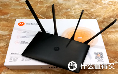 刀锋归来，无线覆盖高手 — Motorola 摩托罗拉 摩路由C1 无线路由器 开箱简测