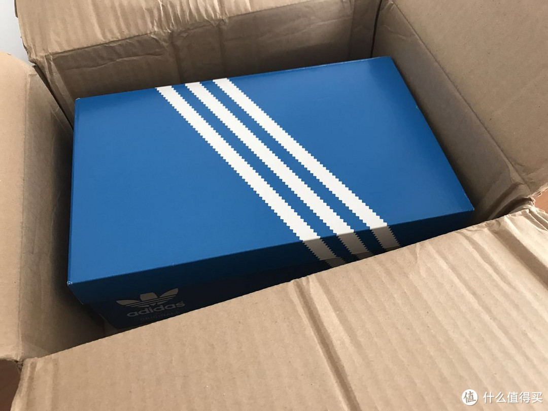 #淘金V计划#ebay 首单 adidas 阿迪达斯 Superstar Boost 男款 运动板鞋 开箱