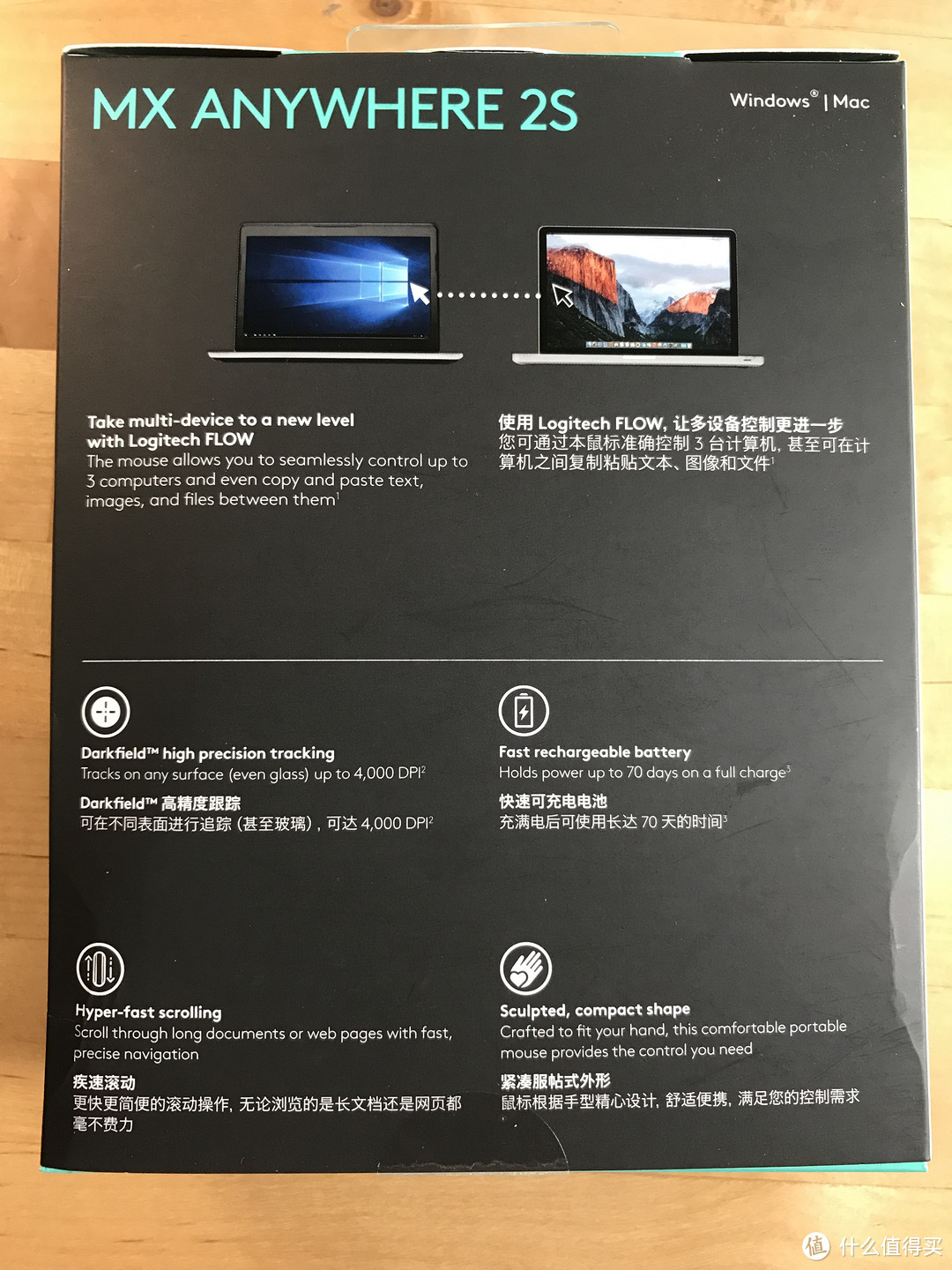 ＃原创新人＃Logitech 罗技 MX Anywhere 2S 鼠标 开箱简评