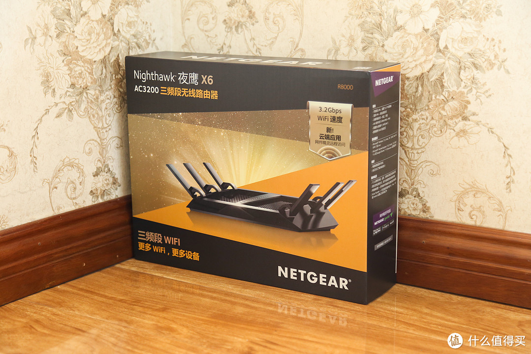 昔日的旗舰：NETGEAR 美国网件 R8000 三频千兆 无线路由器
