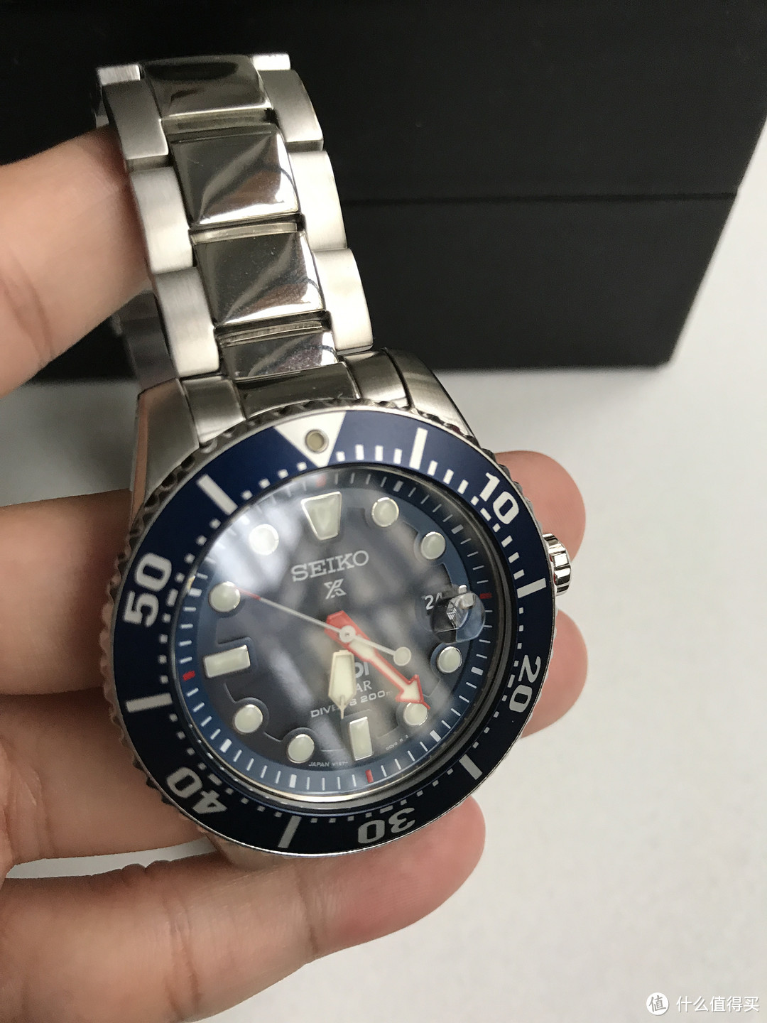 SEIKO 精工 SNE435J1 PADI特别款 男士太阳能腕表 开箱