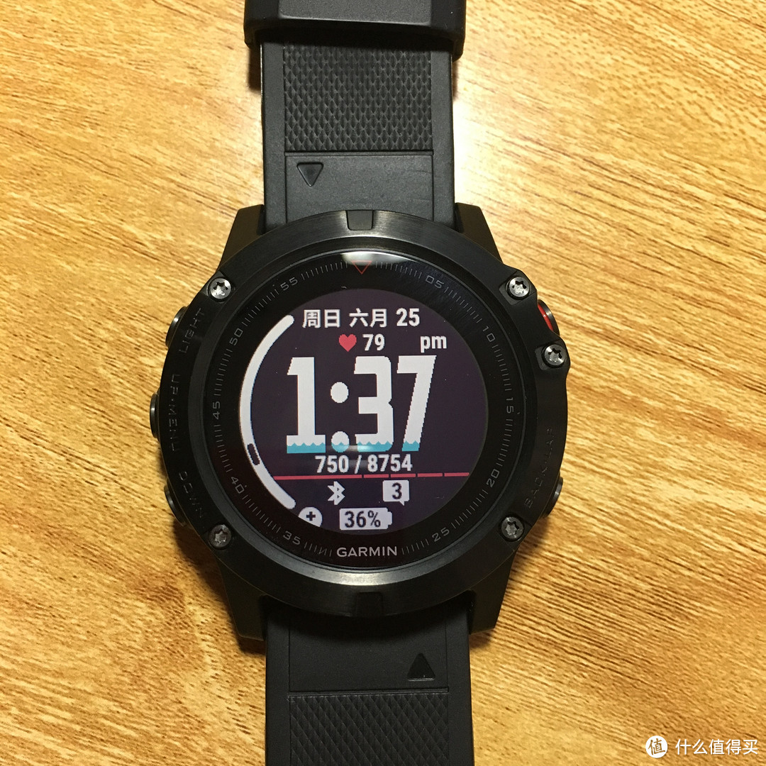 #原创新人# Garmin 佳明 Fenix 5X 多功能运动手表 国行中文蓝宝石DLC版开箱使用（多图预警）