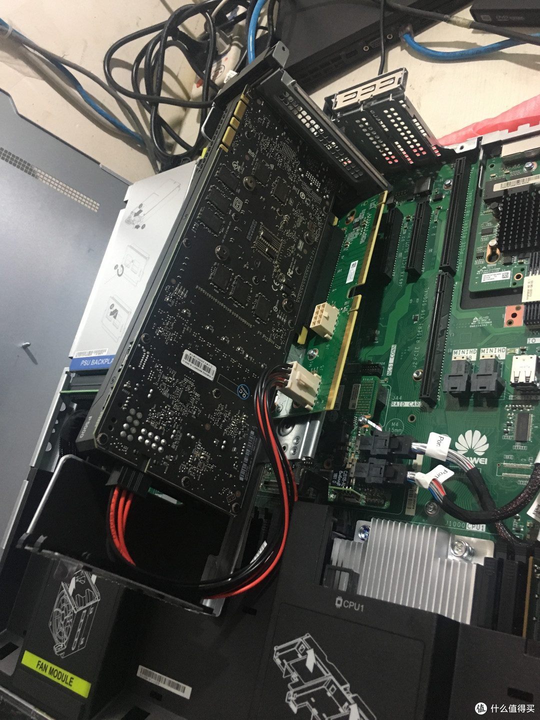 服务器RH2288H V3+NVIDIA QUADO P5000 开箱