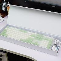 阿米洛 VA104M 104键 机械键盘外观展示(轴体|键帽|指示灯|边框|支撑脚)