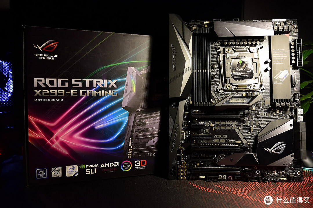 U未到板先行 — ASUS 华硕  ROG STRIX X299-E GAMING主板 晒单