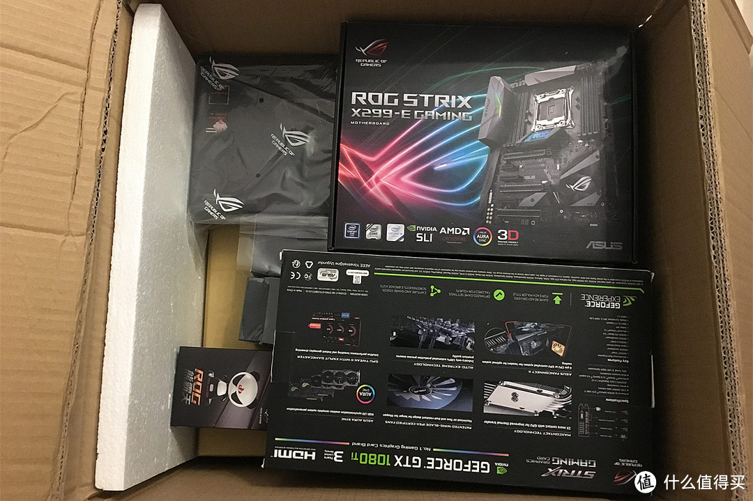 U未到板先行 — ASUS 华硕  ROG STRIX X299-E GAMING主板 晒单