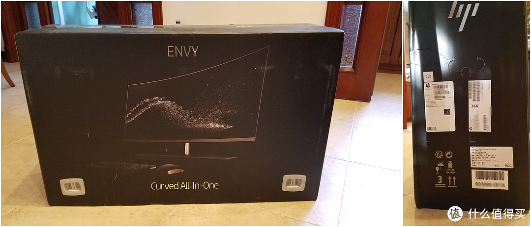 HP 惠普 ENVY 34-b010cn 34英寸曲面屏一体机 开箱和避坑指南