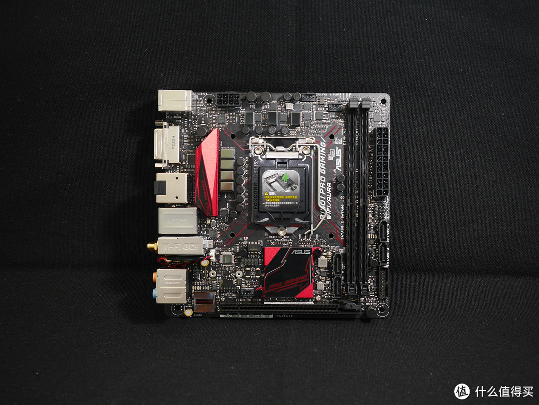 ASUS 华硕 B150i pro Gaming携i3 7100搭建无显卡itx——帮朋友做的上网机