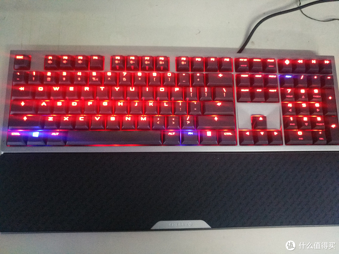 幸运屋中奖 Cherry 樱桃 MX Board 6.0 G80-3930背光机械键盘 黑色 红轴简单开箱