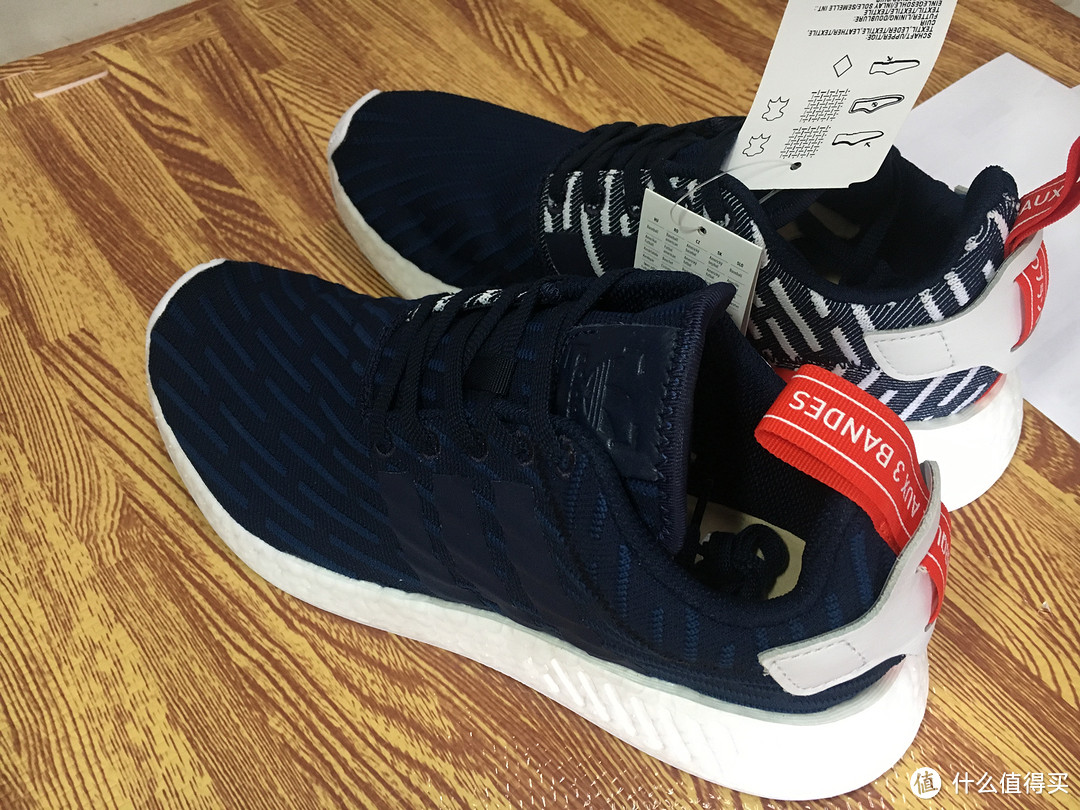 adidas 阿迪达斯 Originals NMD R2 蓝色款男跑鞋及第一次JD Sports购物体验