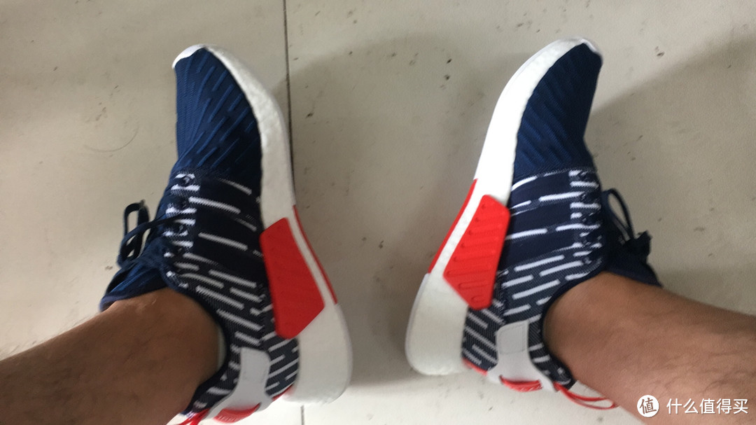 adidas 阿迪达斯 Originals NMD R2 蓝色款男跑鞋及第一次JD Sports购物体验