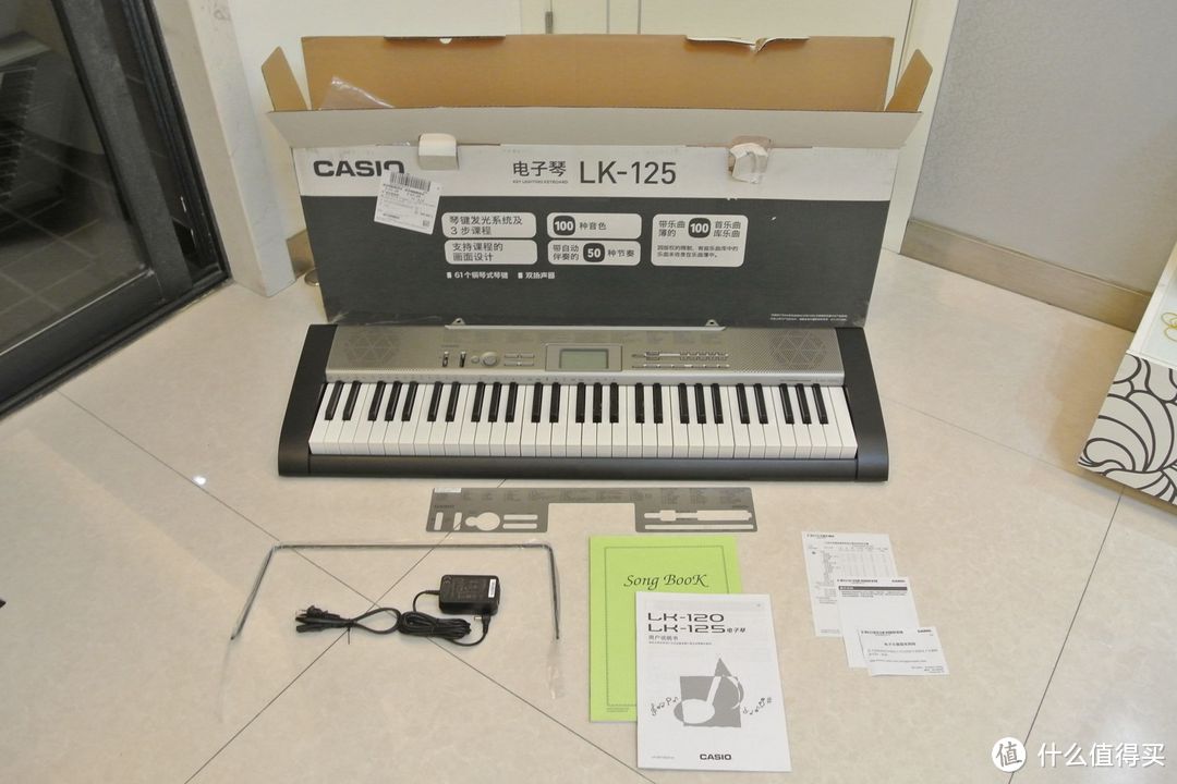 手残党的挑战——CASIO 卡西欧 LK-125入门教学电子琴