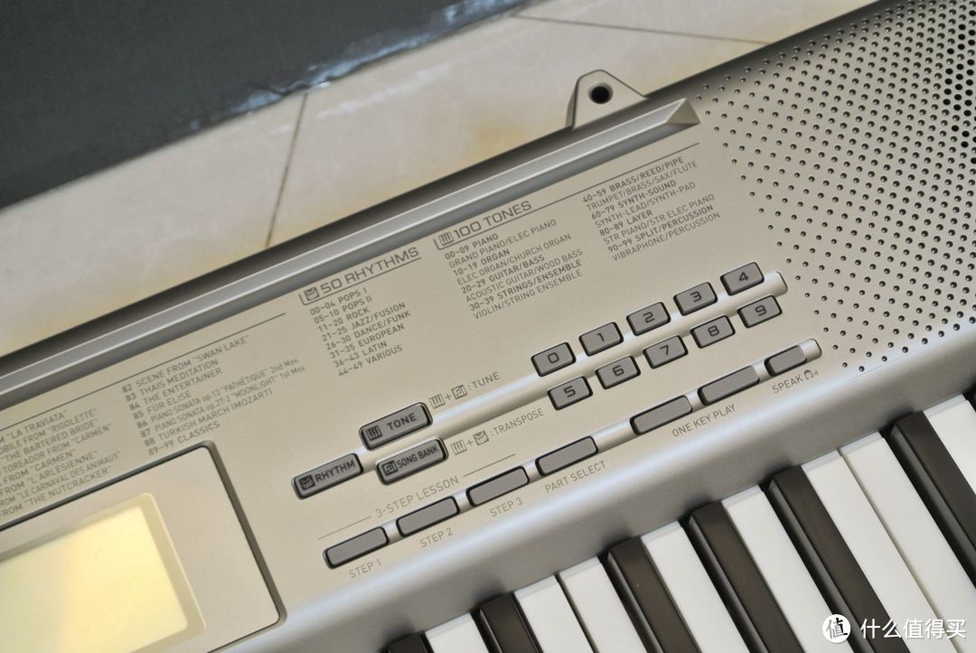 手残党的挑战——CASIO 卡西欧 LK-125入门教学电子琴