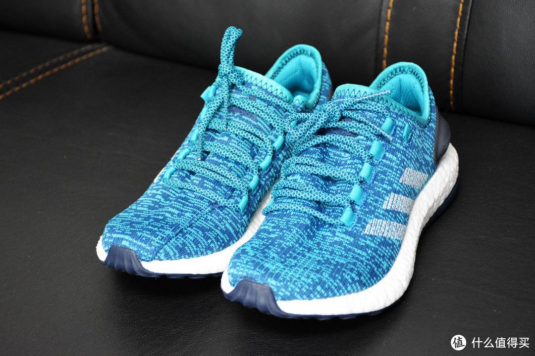 一抹蓝色清风—adidas pureboost clima 跑鞋