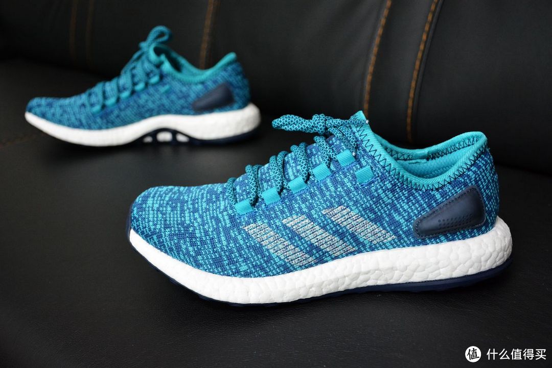 一抹蓝色清风—adidas pureboost clima 跑鞋