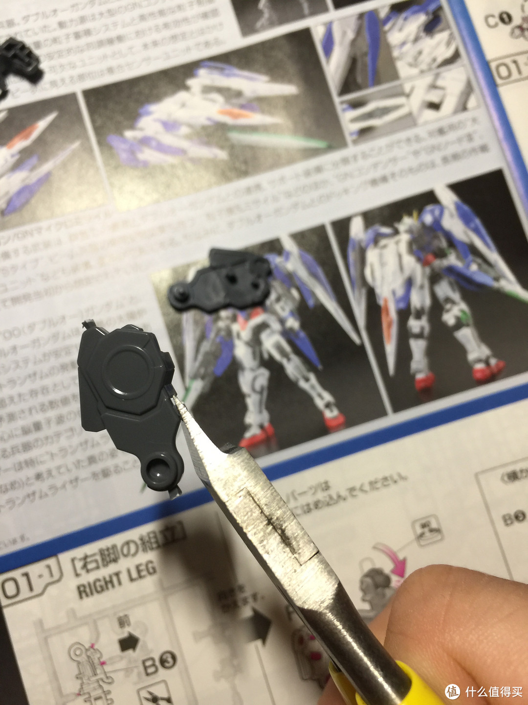 BanDAI 万代 RG 第十八蛋 00R 代号双零升降机RAISER开箱板件评论