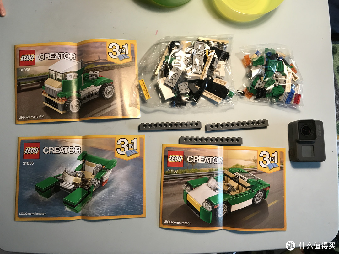 #本站首晒# LEGO 乐高 创意百变三合一系列 31056 绿色敞篷车