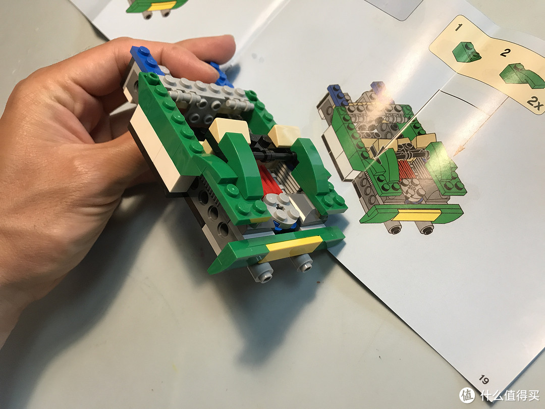 #本站首晒# LEGO 乐高 创意百变三合一系列 31056 绿色敞篷车