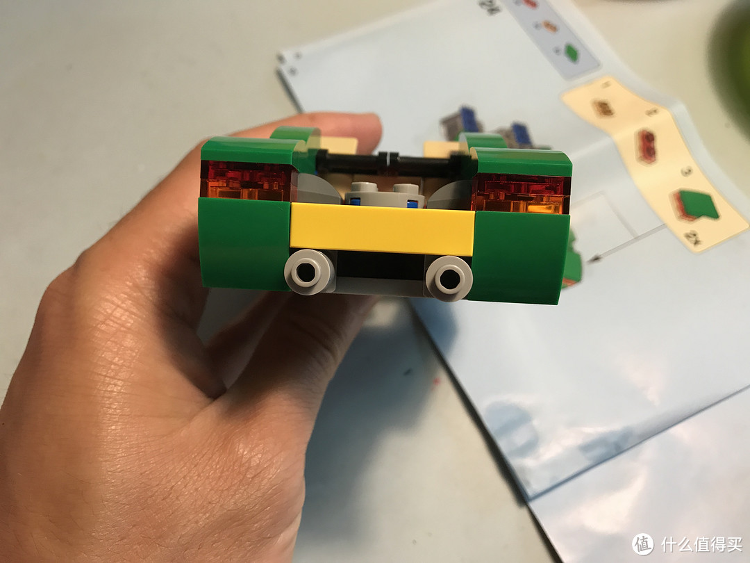 #本站首晒# LEGO 乐高 创意百变三合一系列 31056 绿色敞篷车