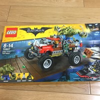 乐高 蝙蝠侠电影 70907 杀手鳄的巨轮车拼装展示(鳄鱼|人仔|卡车)