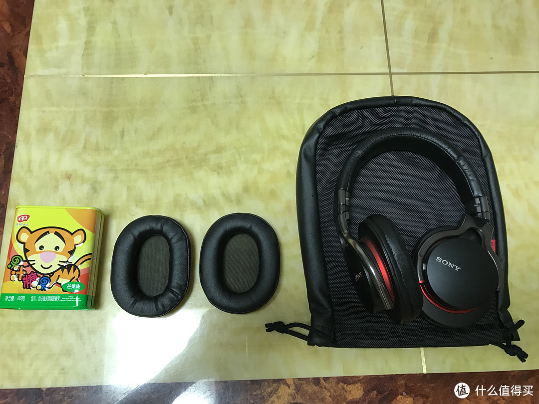 SONY 索尼 MDR-1RMK2 头戴式耳机 更换耳机棉罩作业