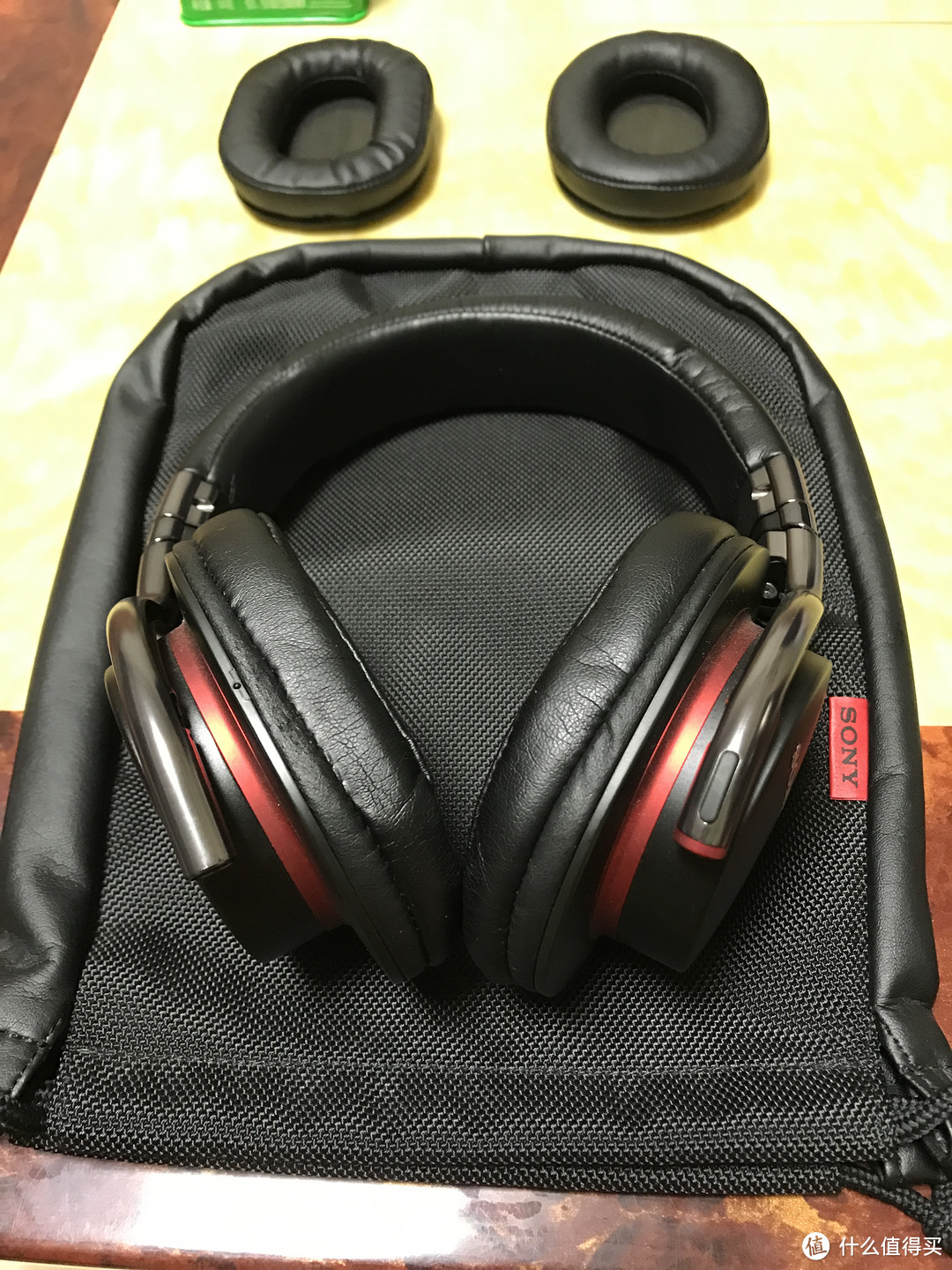 SONY 索尼 MDR-1RMK2 头戴式耳机 更换耳机棉罩作业