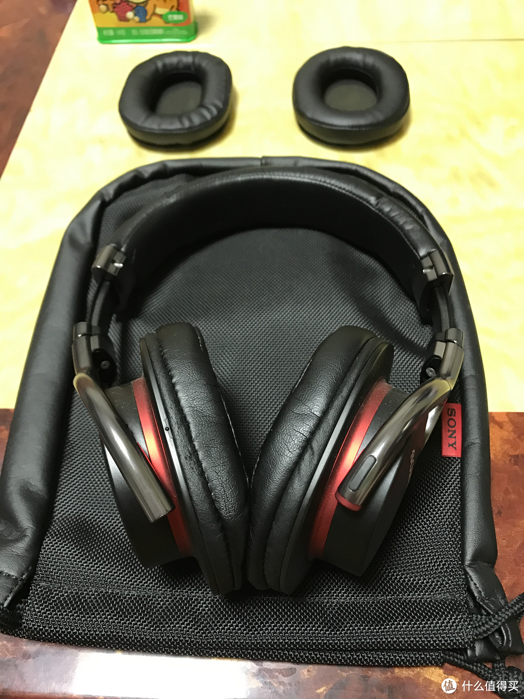 SONY 索尼 MDR-1RMK2 头戴式耳机 更换耳机棉罩作业